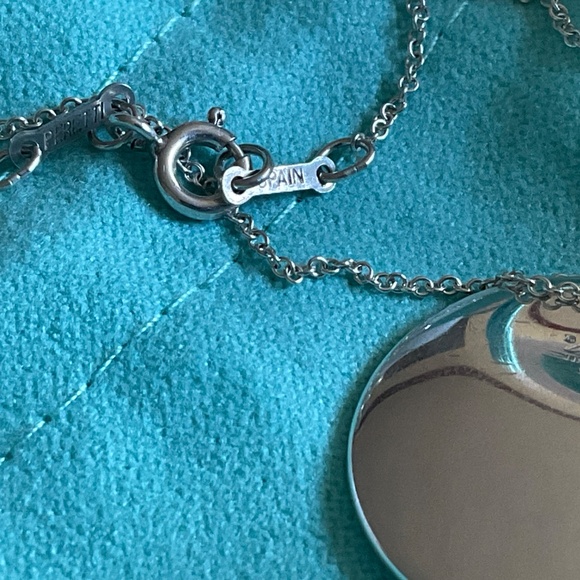 Authentic Tiffany Elsa Peretti Large Round pendant - Picture 7 of 13